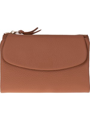 BloominBag Élıa Warm Tan Medium Deri Kadın Cüzdan & Clutch