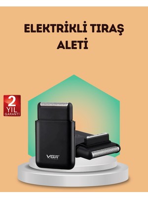 Calperia Çift Başlıklı Elektrikli Tıraş Makinesi | Suya Dayanıklı, Hafif ve Ergonomik