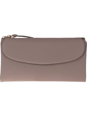 BloominBag Élıa Mink Taupe Large Deri Kadın Cüzdan & Clutch