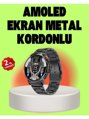 Calperia SW80 Akıllı Saat 1.93″ Ultra Hd Ekran 700 Mah Batarya 3 Kordon