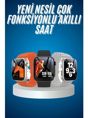 Calperia Yeni Nesil Akıllı Saat Müzik Dinleme Bildirim Görme Sesli Asistan Desteği