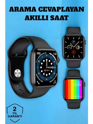 Calperia Akıllı Saat Bluetooth Bağlantı ve 24 Saat Sağlık Izleme Gps Arama Cevaplama