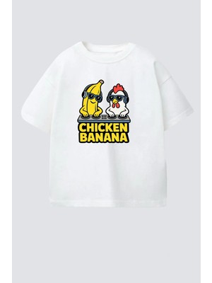 Monila Erkek Çocuk Pamuklu Bisiklet Yaka Baskılı T-Shirt