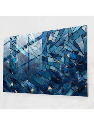 Popcasso Cam Mozaik - Blockchain Zarafet Desenler ve Dokular