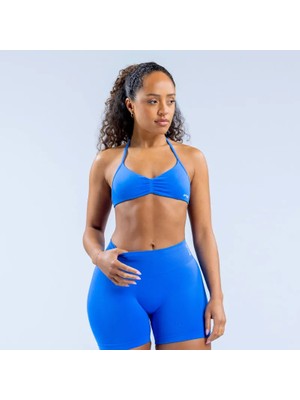Dfyne Elektrik Mavisi Impact Strappy Bra - Destekleyici Spor Bra