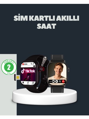 Calperia Sım Kartlı Gps Destekli Akıllı Saat Sesli Görüşmeli