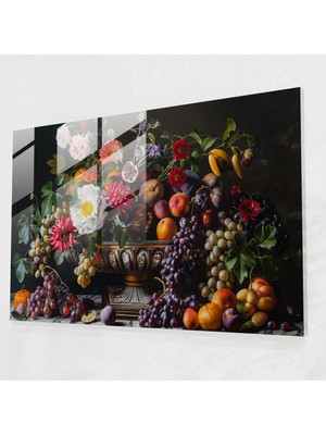 Popcasso Caravaggio Tarzı Temperli Cam Tablo - Cam Duvar Tablosu ile Sanatsal Dekorasyon