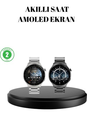 Calperia Kablosuz Şarjlı Bluetooth Görüşmeli Akıllı Saat – Android & Ios Uyumlu