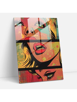 Popcasso Modern Sanat Kanvas Tablo - Ev Dekorasyonu