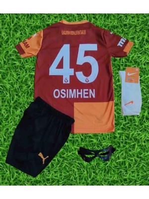 Moda 45 Numara Victor Osimhen G.al.a.t.a.s.a.r.a.y Parçalı Çocuk Forması Full Setli