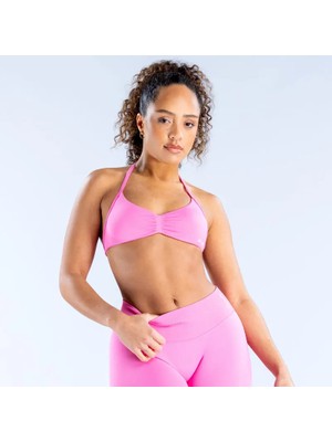 Dfyne Pembe Impact Strappy Bra - Destekleyici Spor Bra