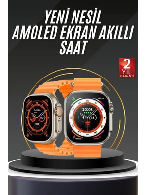 Calperia Akıllı Saat Android ve Ios Uyumlu 49 mm Nfc Özelliği Gps Takibi