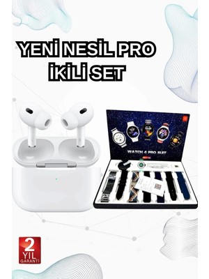Calperia 2025 Model Akıllı Saat ve Yeni Nesil Pro Bluetooth Kulaklık Anc Özelliği