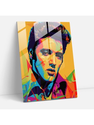 Popcasso Modern Sanat Temalı Cam Tablo