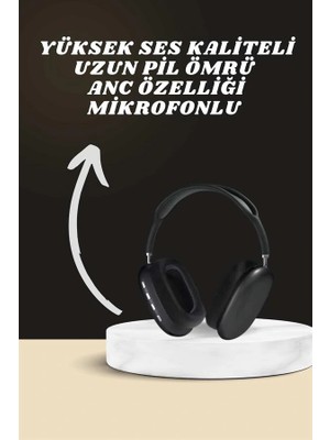 Calperia Kulak Üstü Kulaklık Pro9 ve Yeni Nesil Akıllı Saat Android ve Ios Uyumlu Anc Özelliği