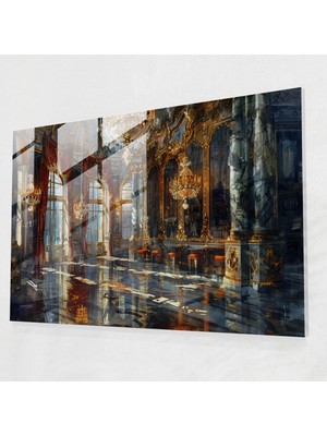 Popcasso Barok Tarzı Duvar Tablosu - Zengin Dokulu Tablo Sanatı