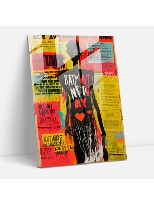 Popcasso El Yazısı Metin Koleksiyonu Içsel Yansımalar Cam Tablo