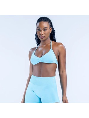 Dfyne Gök Mavisi Impact Strappy Bra - Destekleyici Spor Bra