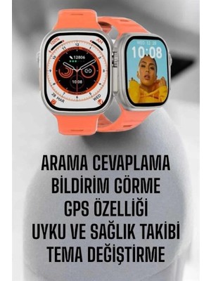 Calperia Akıllı Saat Gps, Sağlık ve Uyku Takibi Arama Cevaplayan Bluetooth Bağlantılı