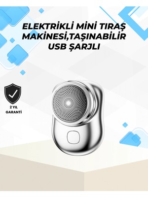 Calperia Islak-Kuru Kullanımlı Suya Dayanıklı Mini Tıraş Cihazı