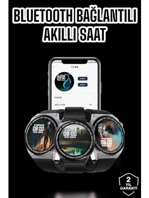 Calperia Akıllı Saat Gps ve Nfc Özelliği Sesli Görüşme Dokunmstik Ekran