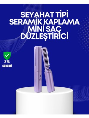 Calperia USB Şarjlı Kablosuz Saç Düzleştirici – Hızlı ve Pratik