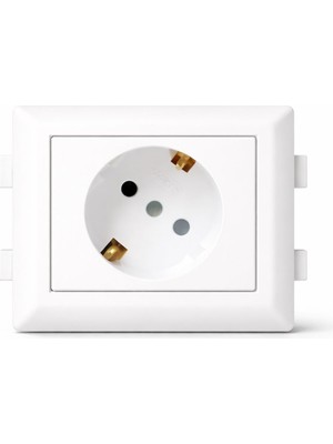 Has Light Kablo Kanalı 100X50 Için Tekli Çerçeveli Priz