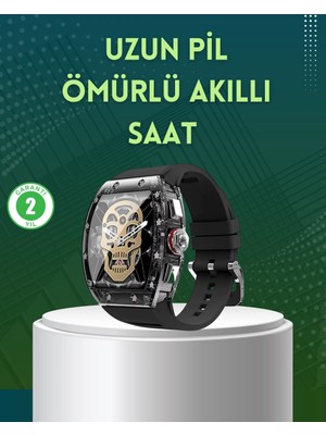 Calperia Bluetooth Arama Destekli Akıllı Saat Çok Fonksiyonlu