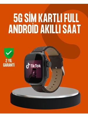 Calperia Sım Kartlı Akıllı Saat Amoled Ekran Android Sistem