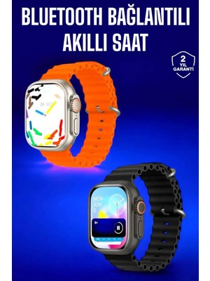 Calperia Akıllı Saat Arama Cevaplayan Bildirim Görme Yeni Nesil Bluetooth Bağlantılı