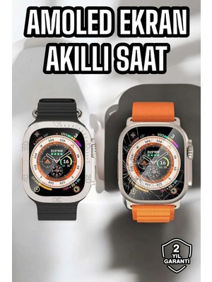 Calperia Akıllı Saat Nfc ve Gps Uyumlu Uyku ve Sağlık Takibi Sesli Görüşme