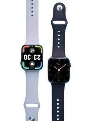 Calperia Akıllı Saat Sesli Görüşme Bluetooth Bağlantılı Kablosuz Şarj Özelliği