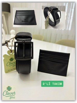 Clover Store Erkek Kemer ve Monarch Cüzdan Şık ,spor Takım