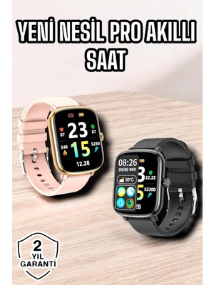 Calperia Yeni Nesil Akıllı Saat Arama Bildirimleri, Uyku & Kalp Atış Takibi