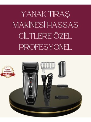 Calperia Erkekler Için Folyo Başlıklı Tıraş Makinesi