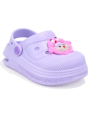 Dagoster DJA75-2316 Lila Ortopedik Günlük Işıklı Kız Çocuk Cross Spor Terlik