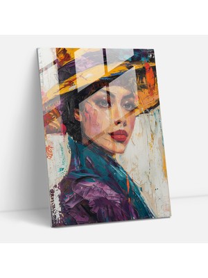 Popcasso Klasik Pop Art Temalı Cam Tablo - Klasikizm ve Pop Art'ı Harmanlayan Modern Tasarım