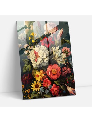 Popcasso Klasizm ve Pop Sanat Temalı Cam Tablo ile Modern Ev Dekorasyonu