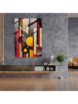 Popcasso Art Deco Pop Art Cam Tablo - Klasik ve Modern Sanat Temalı Ev Dekorasyonu