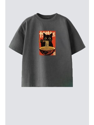 Monila Erkek Çocuk Pamuklu Bisiklet Yaka Baskılı T-Shirt
