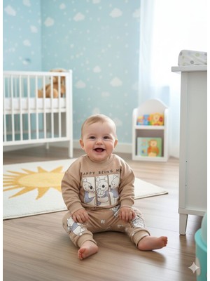 Bobişko Laura Baby Erkek Bebek Çocuk Alt Üst Eşofman Takımı