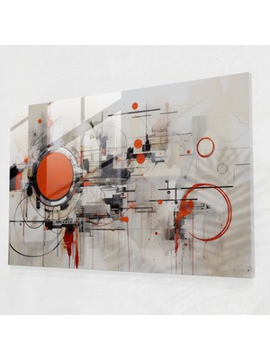 Popcasso Formula 1 Cam Duvar Tablosu - Karışık Medya Sanatı ile Etkileyici Görsellik