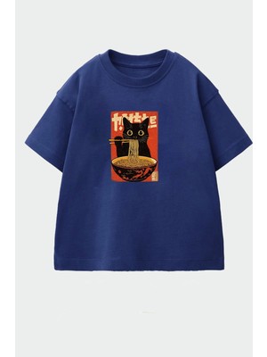 Monila Erkek Çocuk Pamuklu Bisiklet Yaka Baskılı T-Shirt