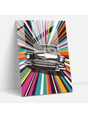 Popcasso Klasizm ve Pop Sanat Temalı Cam Tablo - Sanatın Iki Akımını Birleştiren Duvar Dekorasyonu