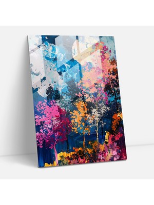 Popcasso Manzara Pop Klasizm Cam Duvar Tablosu - Klasizm ve Popart Tarzında Modern Sanat Tablosu