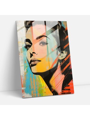 Popcasso Portre Cam Tablo - Klasikizm ve Pop Art Ile Modern Sanatı Birleştiren Eşsiz Tasarım