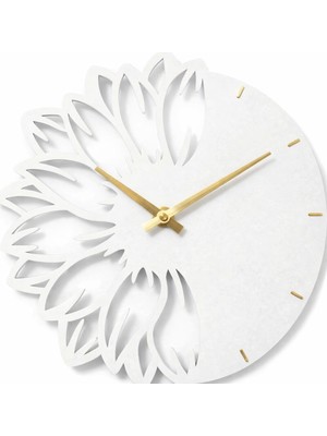 As Tasarım Lazer Nyx Modern Asimetrik Duvar Saati 40 Cm.