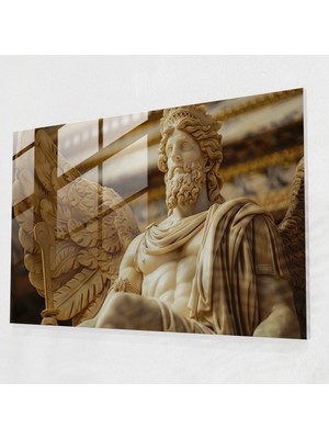 Popcasso Klasik Cam Tablo - Ev Dekorasyonu Için Cam Duvar Tablosu