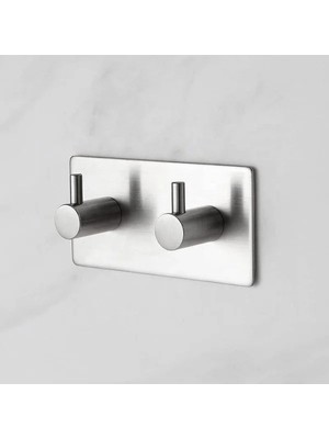 Calperia Paslanmaz Çelik Bornoz Askısı, Kendinden Yapışkanlı, Xl Boy