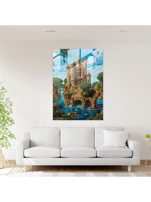 Popcasso Klasizm ve Pop Sanat Temalı Temperli Cam Tablo - Modern Sanatın Yansımaları
